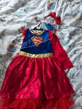 Girls Supergirl Costume Size 7-8 Perfect For Halloween!