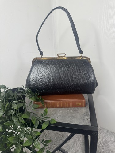 Vintage retro black leather - vintage,