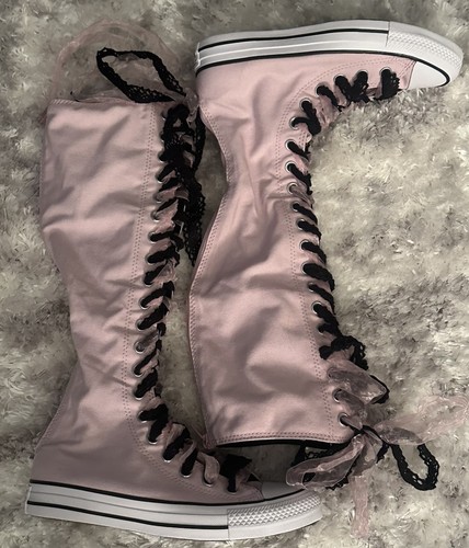 Converse knee high lace - knee, lace-up