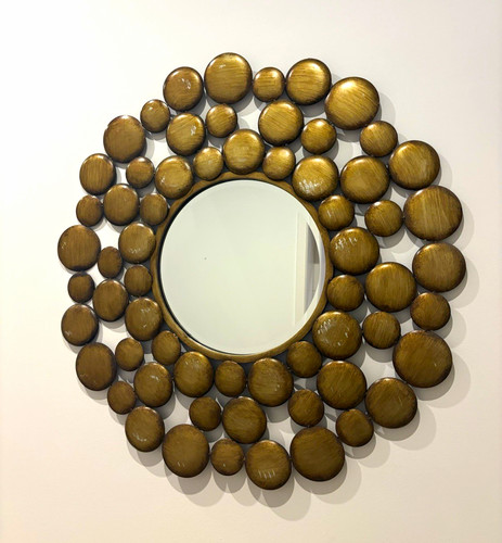 Round wall mirror 75cm - wall,