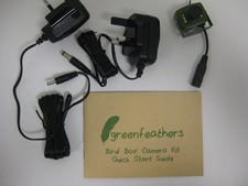 Green Feathers Wireless Bird Box Camera Kit - Camera Only - Untested