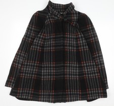 Monsoon Women Black Check Wool