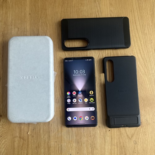 Sony xperia 256gb black - sony, 1