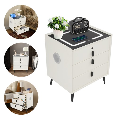 Led bedside table wireless - bedside,