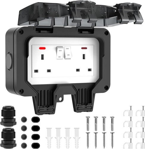 Outdoor socket waterproof ip66 - outdoor,