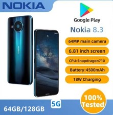 Nokia 8.3 128GB/8GB 64GB/4GB RAM Single/Dual SIM Original 64MP Mobile 5G Phone