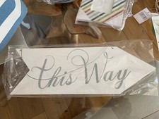 Gisela Graham Wedding Sign