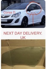 Vauxhall Corsa D Window Glass Passenger Front 3Dr  2011 - 2014 Ltd Edition Sri