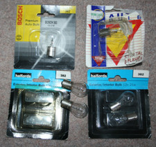 BUNDLE 8x NEW VINTAGE 12V - 21W Car Bulbs ref: type 382.