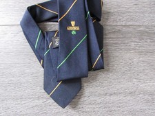 Guinness Dublin Irish Ireland Brewery Harp & Shamrock Motif Tie by Roberto