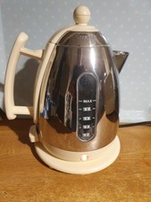 Dualit Cordless Electric Kettle Model JKT3 Cream/Stainless Steel