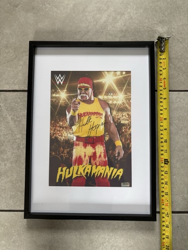 Hulk hogan signed poster - hulk, coa