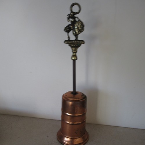 Vintage copper brass miss - &,