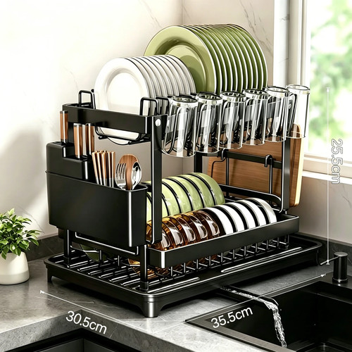 Tier dish drainer rack - tier,