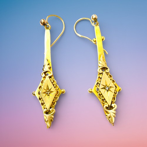 Victorian 9ct yellow gold - victorian, &