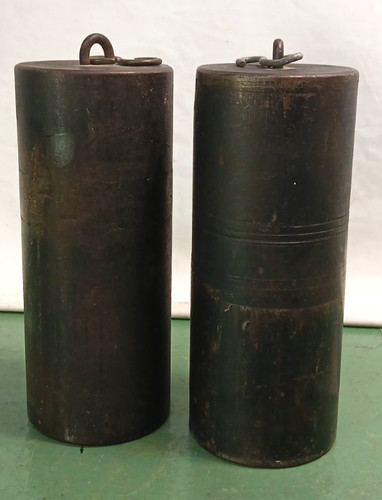Pair antique cast iron - pair,