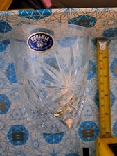 VINTAGE BOHEMIA CRYSTAL CUT