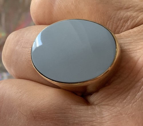 Gold man ring - 9k,