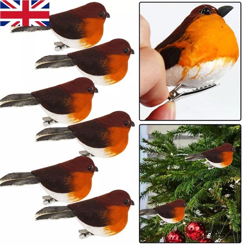 Clip christmas robins - clip,