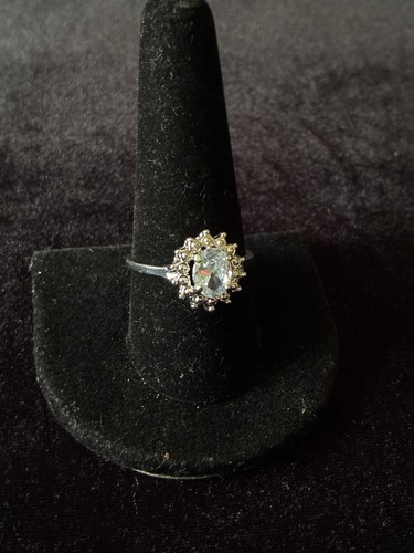 Vintage style faux aquamarine - vintage,