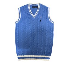 Branded Cable Knit Sleeveless
