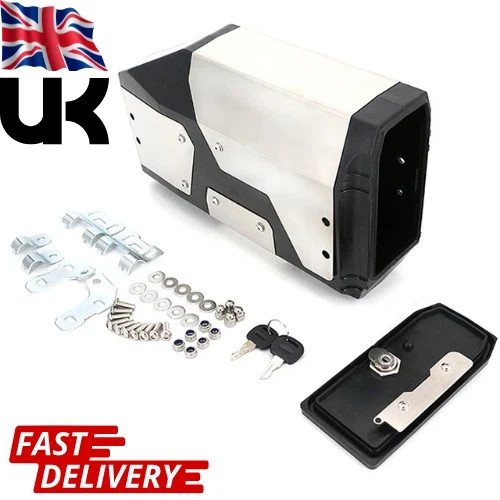Motorcycle left side tool box - side,