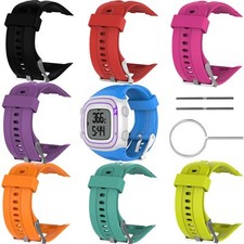 Silicone Replacement Watch Band Strap for Garmin Forerunner 10/15 GPS Watch SUK