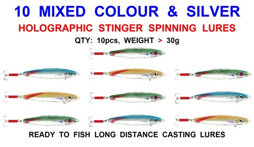 Mixed stinger lures 30g - 10,