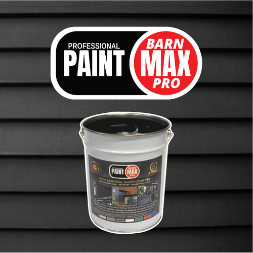 Barn paint black - black, matt