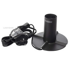 Table Lamp Base, E27, Dark Grey, Metal  Easy Fix Portable IKEA SKALLRAN Bare