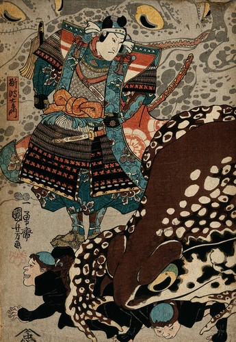Vintage print art japan poster - print,