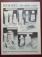 Rimmel - For Skin Care - Cosmetics - 1970's Magazine Advert #B10091