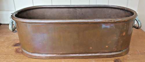 Vintage copper trough - , planter