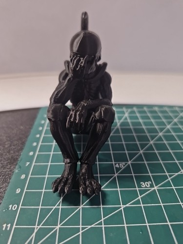 Funny thinking alien xenomorph - funny,