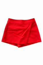 NWOT Zara Red Wrap Skort