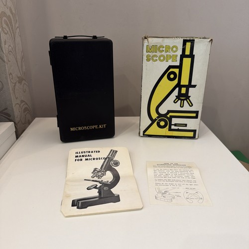 Vintage microscope kit - vintage,