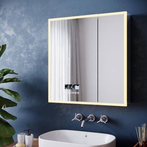 Led bathroom mirror cabinet - mirror,