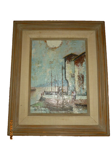 Signed oil painting listed - oil,
