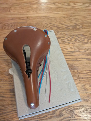 Brooks flyer carved saddle - brooks,
