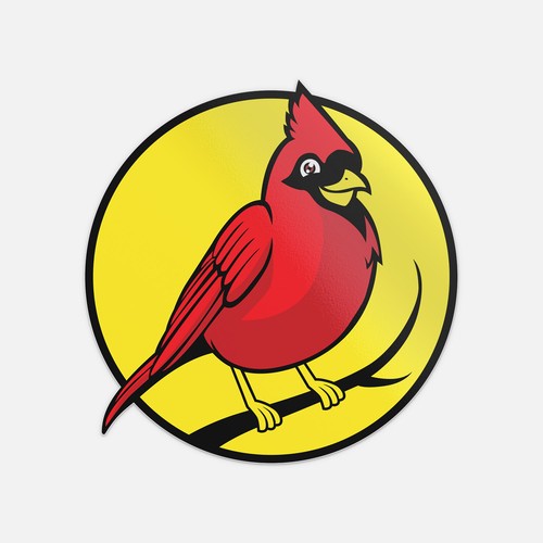 Bird mascot cartoon vinyl - bird,