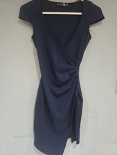 BOOHOO Night Navy Ruched