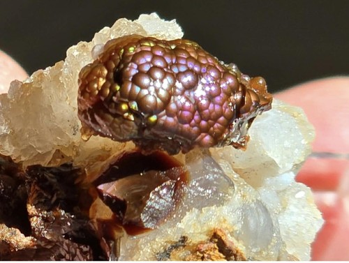 Fire agate mark specimen - fire,