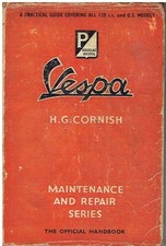 DOUGLAS VESPA MODEL G GL2 42L2 GS (1951-57) OWNER MAINTENANCE & REPAIR HANDBOOK