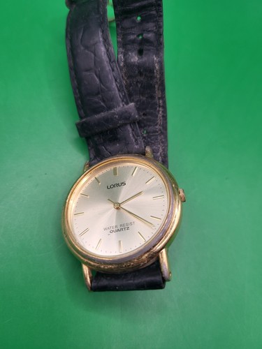 Vintage lorus gold tone watch - vintage,