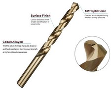 HSS COBALT JOBBER DRILL BIT