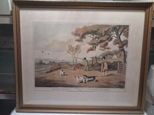 Vintage Hunting Print Partridge Shooting After Samuel Howitt 1807 Venture Prints