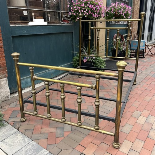 Vintage brass bed - brass, frame