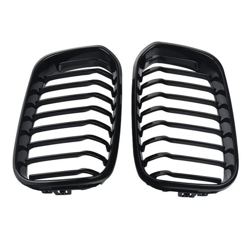 Gloss black front kidney - gloss, grill