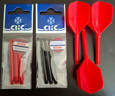 Harrows Clic Dart Flights x 1 Shafts x 3 Darts Stem System read full listing