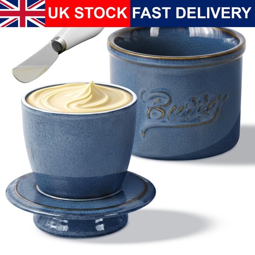French butter crock with - french,
